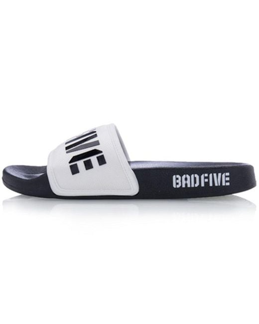 Li-ning Blue Bd5 Slide Sandals for men