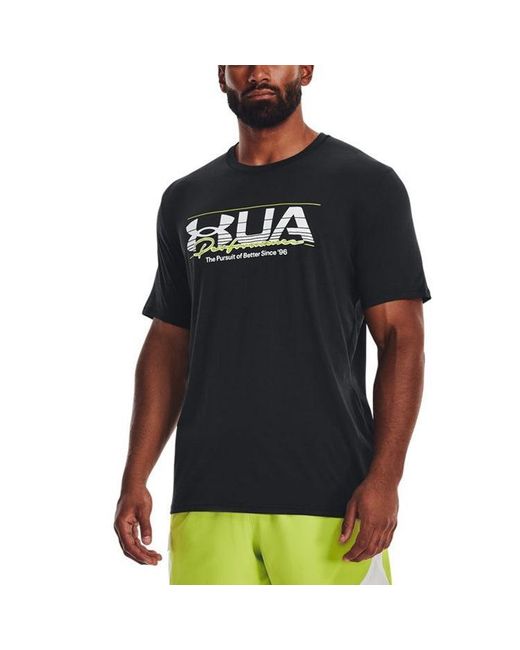 Under Armour Black Training Graphics T-Shirt for men
