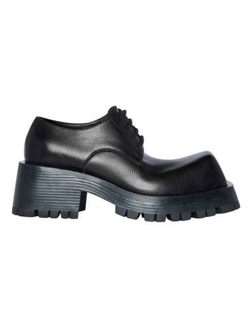 Balenciaga Black (Wmns) Trooper Derby Shoes