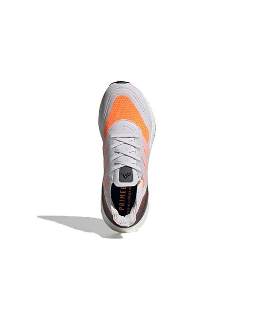 Adidas White Ultra Boost 21 'Dash Screaming' for men