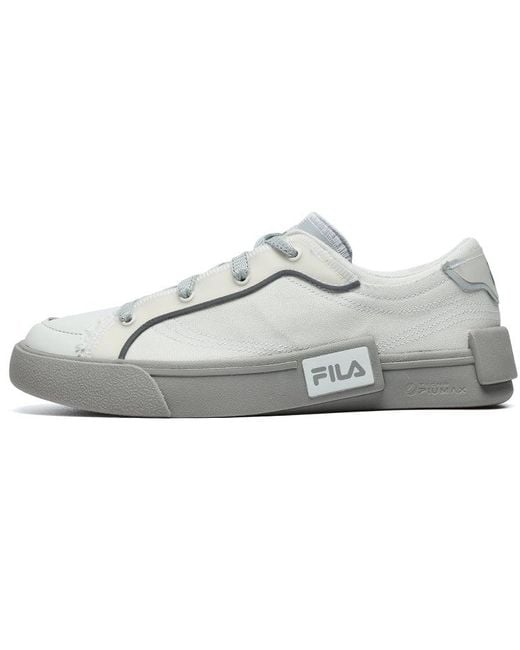 Fila White Pop Skate Shoes for men
