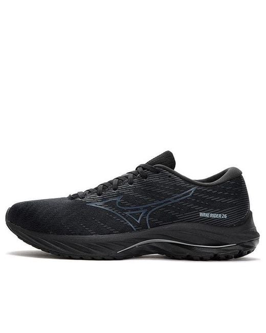 Mizuno Black Wave Rider 26 Dark Dark' for men
