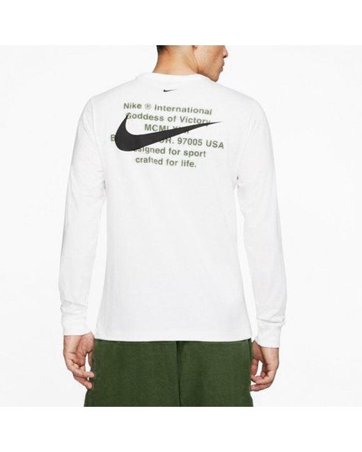 nike double swoosh long sleeve