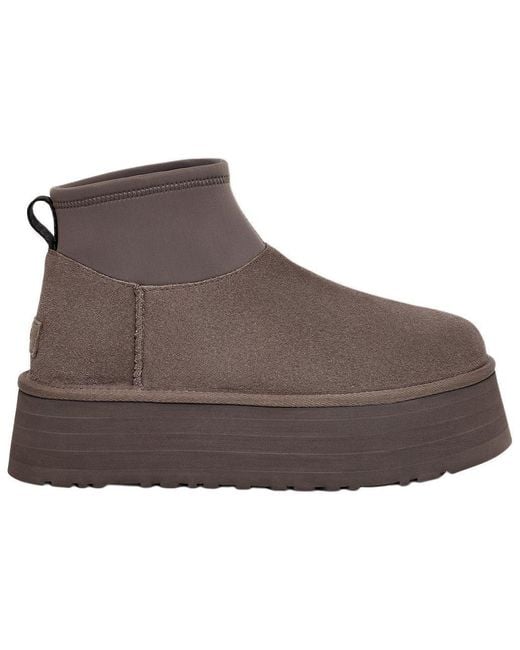 Ugg Brown (Wmns) Classic Mini Dipper 'Thundercloud'