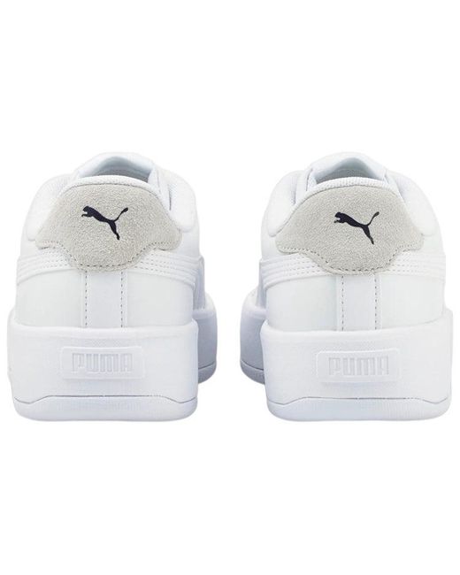 PUMA White (Wmns) Lily Platform Leather