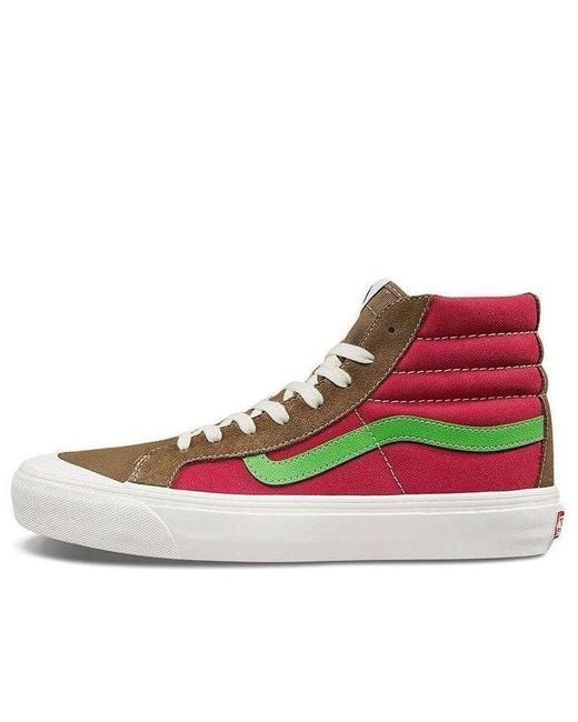Vans Ua Og Style 138 Lx Redgreen for men