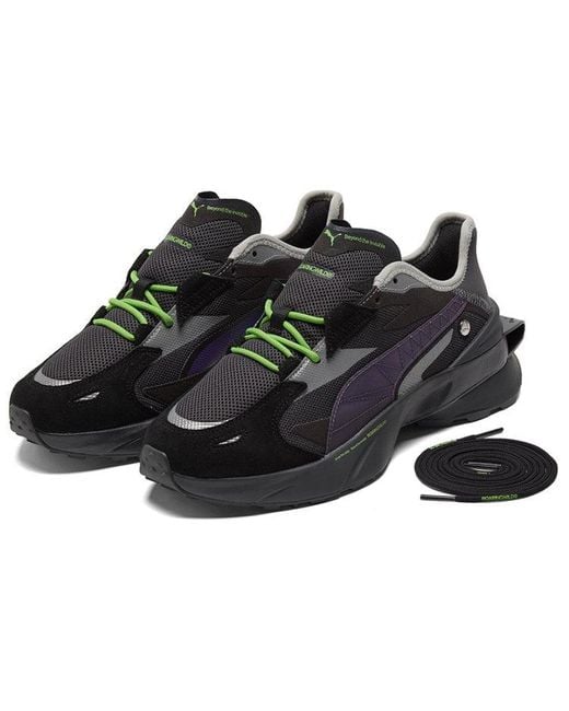 PUMA Black Roaringwild X Pwrframe Op-1 Sports Shoes for men