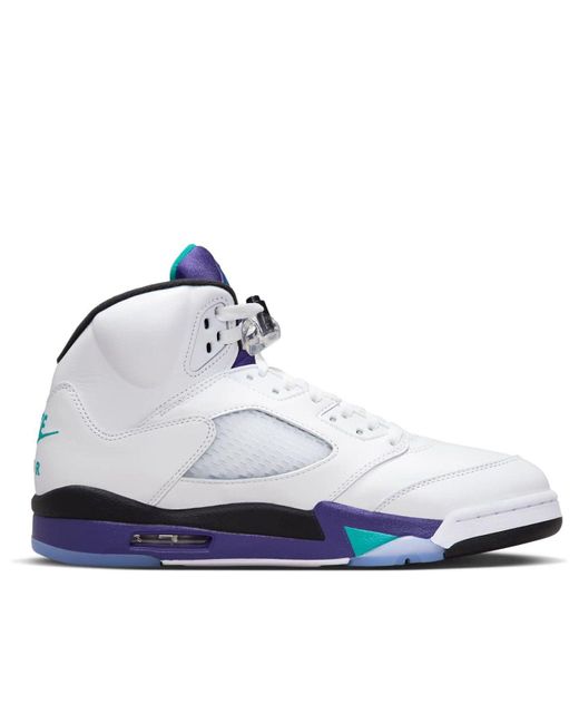 Nike Blue Air 5 Retro "Grape" Shoes for men