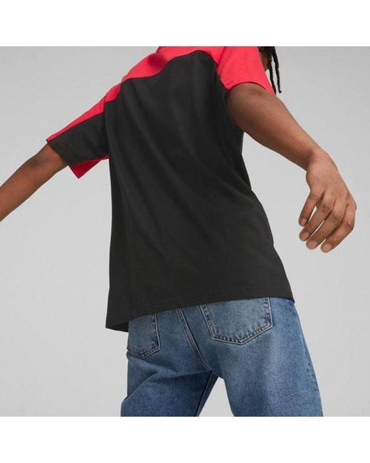 PUMA Red Scuderia Ferrari Statement Tee for men