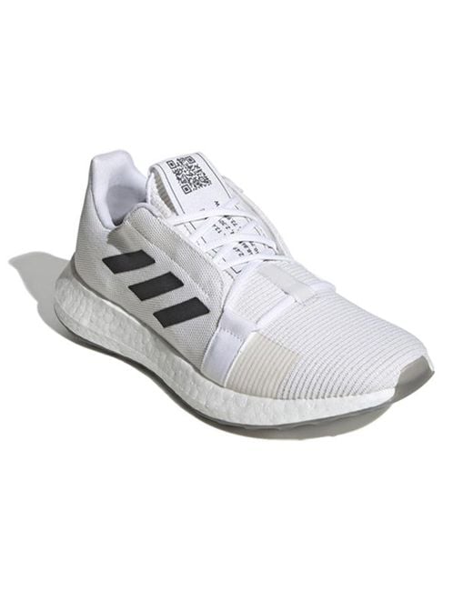 Adidas White Senseboost Go 'Cloud' for men