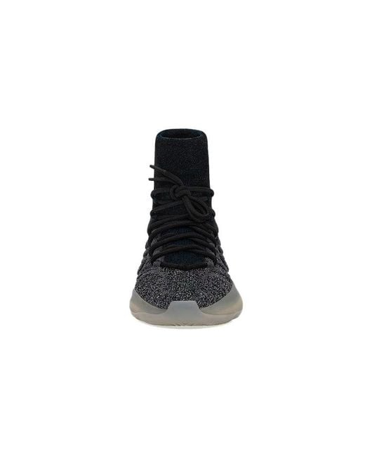 Adidas Black Yeezy Basketball Knit 'Slate' for men