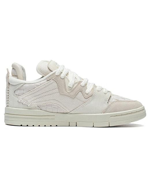 Li-ning White (Wmns) Wave Pro Skate Shoes 'Cream'
