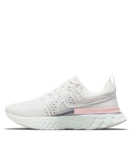 Nike White (Wmns) React Infinity Run Flyknit 2 'Platinum Tint'