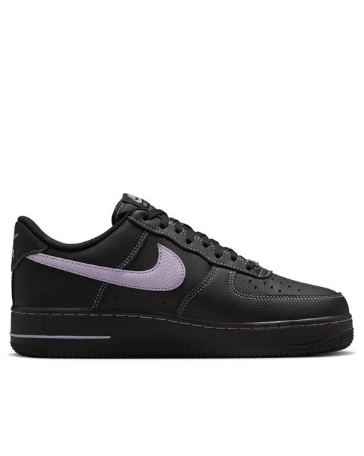Nike Black Air Force 1 Low Light Lilac' for men