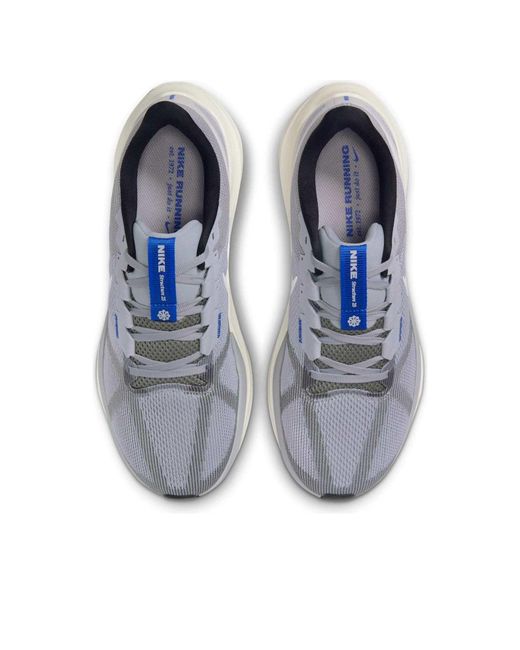Nike Gray Air Zoom Structure 25 Shoes for men
