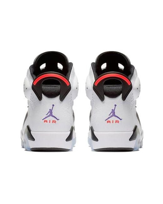 Nike White 6 Retro Ltr 'Flint' for men