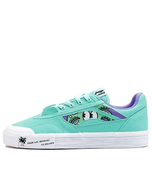 Li-ning Blue Skate Shoes X Steven Harington 'Palm Tree'