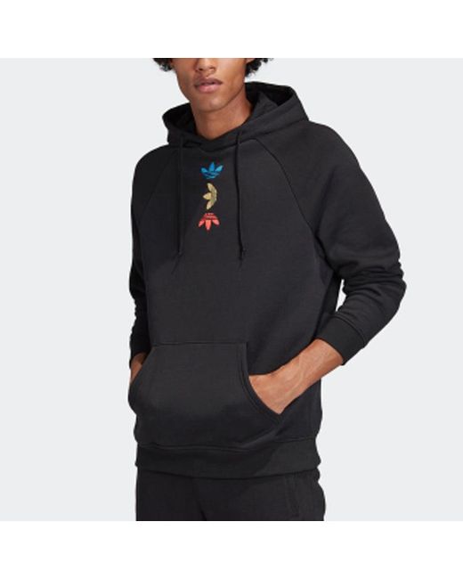 Adidas Blue Adicolor Hoodie for men