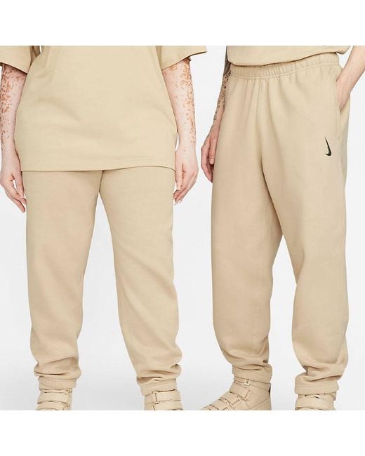 Nike Natural X Billie Eilish Crossover Solid Color Sports Long Pants Asia Edition Couple Style for men