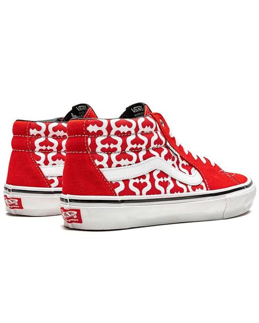 Vans Red Supreme X Grosso Mid 'Monogram S for men