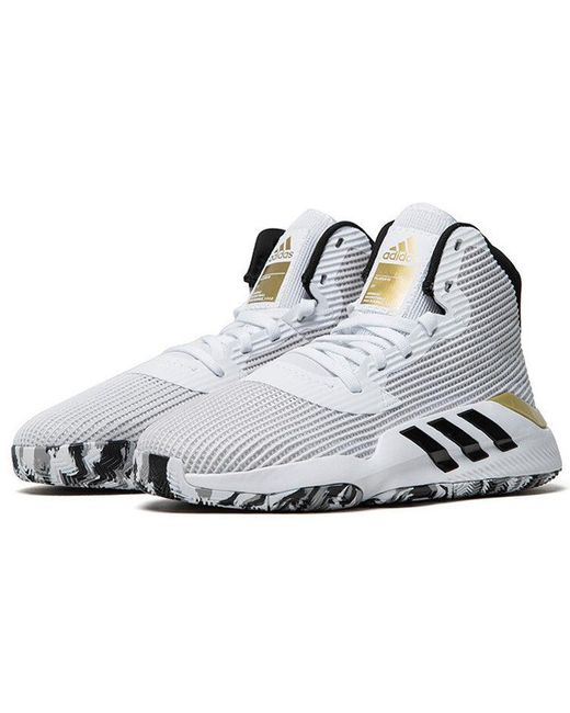 Adidas White Pro Bounce 2019 Gca 'Footwear' for men