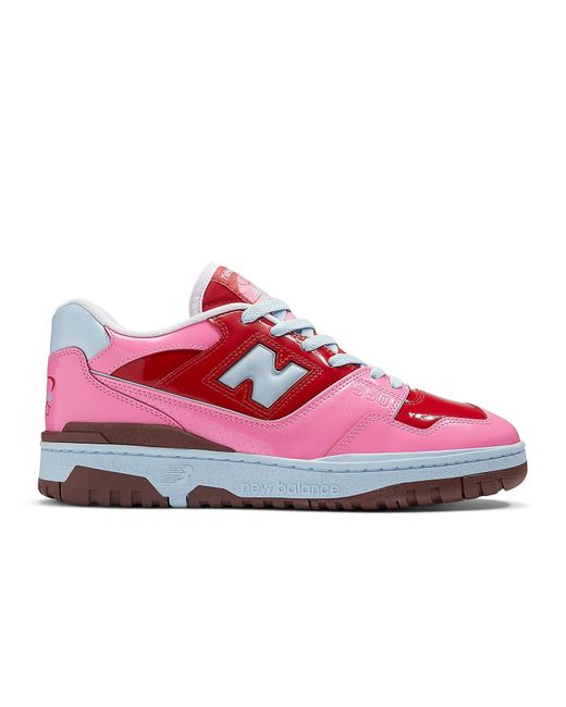New Balance Pink 550 Y2k Patent Leather Pack for men