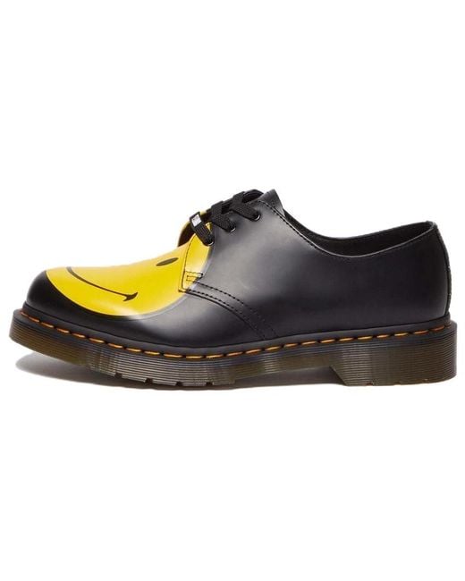 Dr. Martens Brown Dr.martens 1461 Smiley Smooth Leather Oxford Shoes
