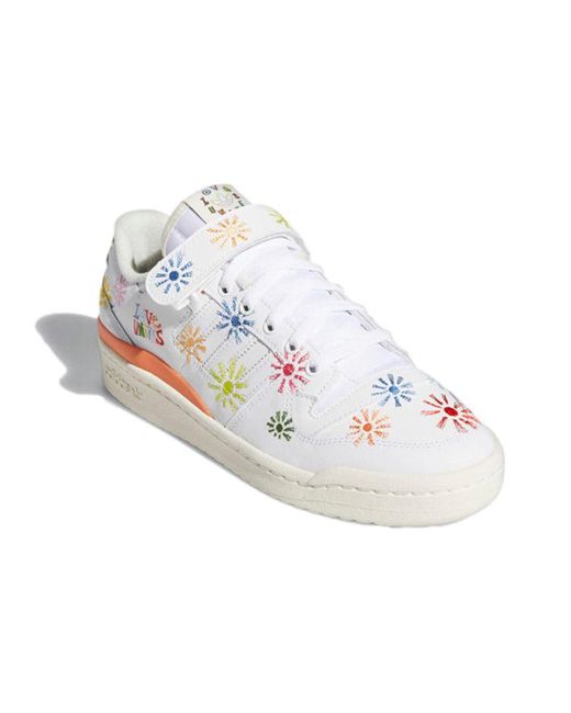 Adidas White Forum Low 'Pride Pack for men