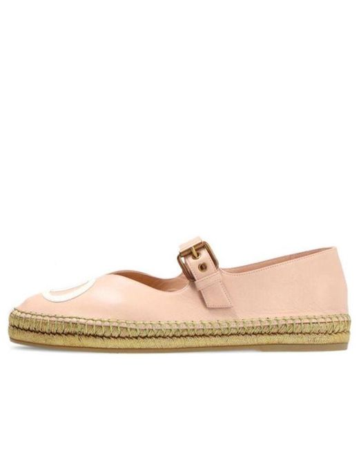 Gucci Natural Leather Espadrilles