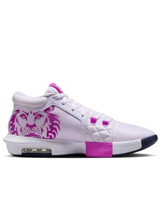 Nike Purple Lebron Witness Viii Basketball Shoes for men