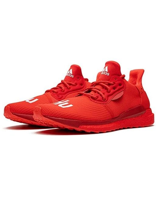 Adidas Red X Pharrell Solar Hu Glide 'Power' for men