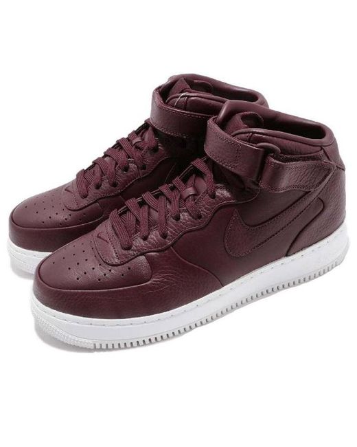 Nike Brown Air Force 1 Mid 'Night' for men