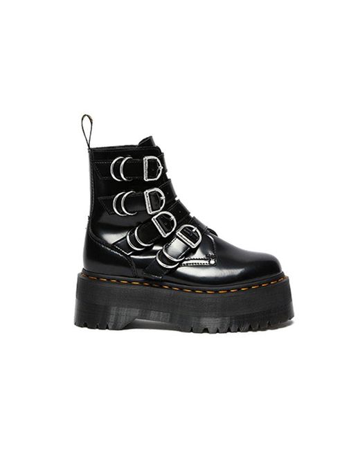 Dr. Martens Black (Wmns) Jadon Max Hdw 4 Strap Boot