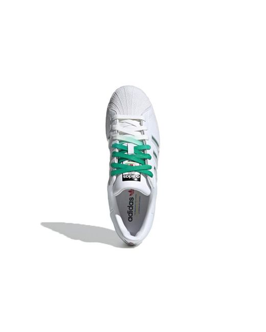 Adidas Blue Superstar 'Interchangeable Stripes' for men