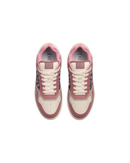 Dior Pink B27 Low-top Sneakers Shoes for men