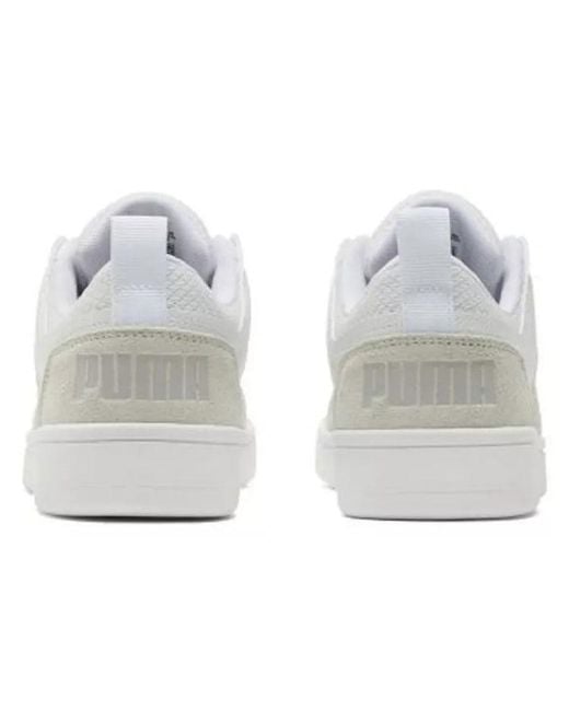 PUMA White Rebound Layup Lo Mesh for men