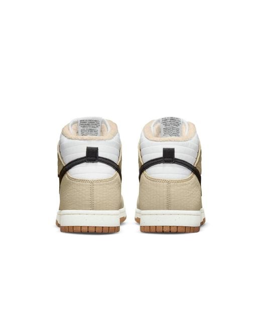 Nike White Dunk High Next Nature 'Toasty for men