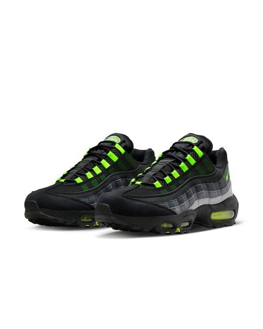Nike Black Air Max 95 Neon' for men