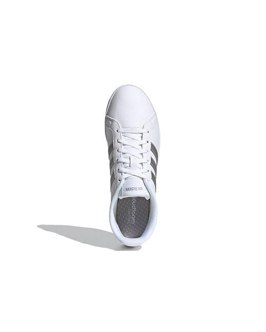 Adidas White (Wmns) Courtpoint X Metallic'