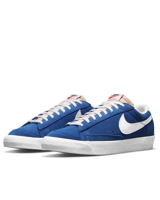 Nike Blue Blazer Low 77 Suede 'Team Royal' for men