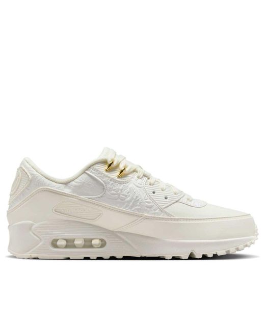 Nike White X Slawn Air Max 90 Speckle' for men