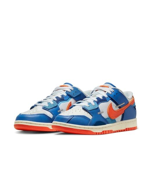 Nike Blue Dunk Low Scrap 'Knicks' for men