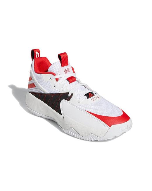 Adidas White Dame Certified Extply 2.0 'Trail Blazers' for men