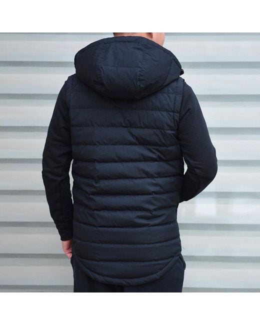 Nike Black Casual Sports Hooded Vest for men