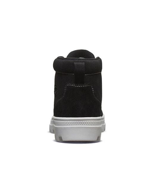 Skechers Black (Wmns) Roadies High-Top Canvas Shoes