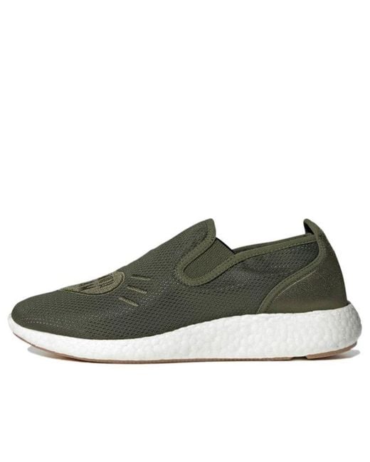 Adidas Green Human Made X Pure Slip-On 'Wild Pine' for men