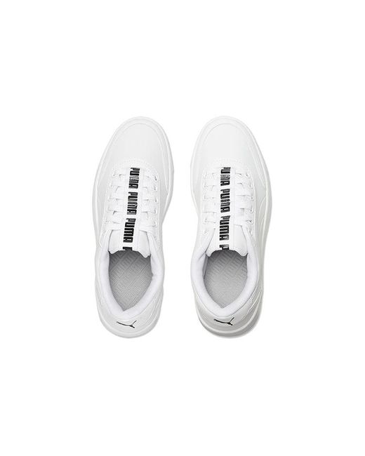 PUMA White Court Breaker Bold Casual Board Shoes for men