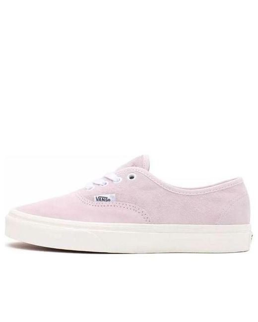 Vans Pink Authentic Suede for men