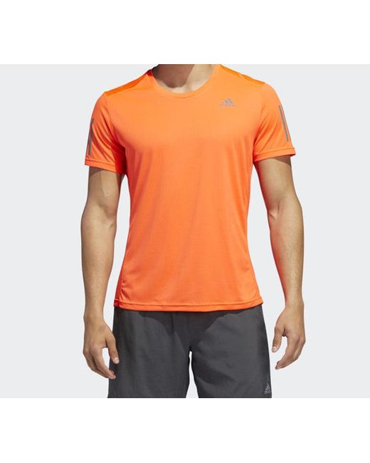 Adidas Red Gym Breathable Short Sleeve for men