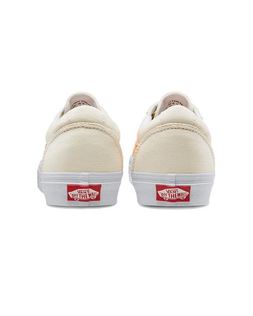 Vans White (Wmns) Ward 'Tangerine Off'